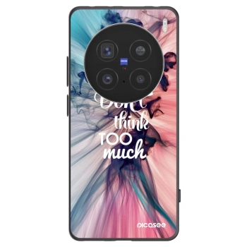 Picasee silikónový čierny obal pre Vivo X200 Pro - Nemysli toľko