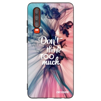 Picasee silikónový čierny obal pre Huawei P30 - Nemysli toľko