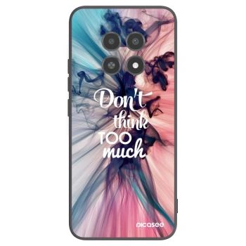 Picasee silikónový čierny obal pre Realme 12X - Nemysli toľko