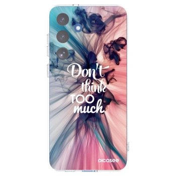Picasee silikónový prehľadný obal pre Samsung Galaxy S25 FE 5G - Nemysli toľko