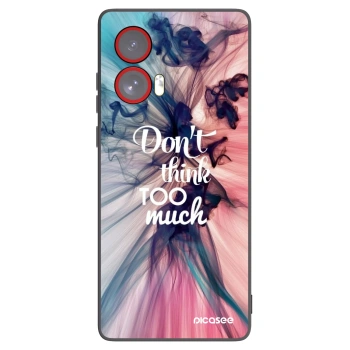 Picasee silikónový čierny obal pre Motorola Edge 50 Fusion - Nemysli toľko