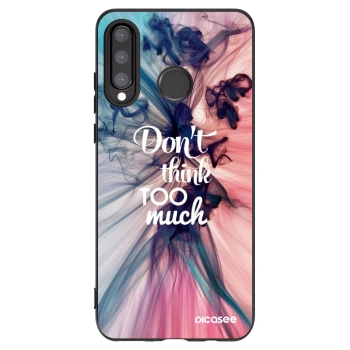 Picasee silikónový čierny obal pre Huawei P30 Lite - Nemysli toľko