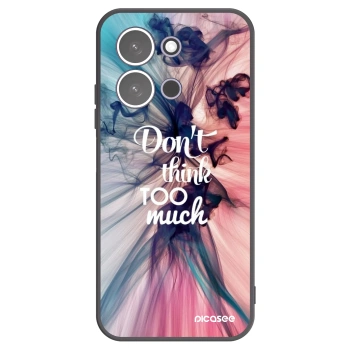 Picasee silikónový čierny obal pre Xiaomi Redmi 15C 5G - Nemysli toľko