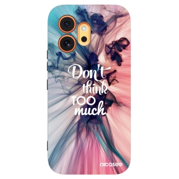 Picasee silikónový čierny obal pre Honor 600 - Nemysli toľko