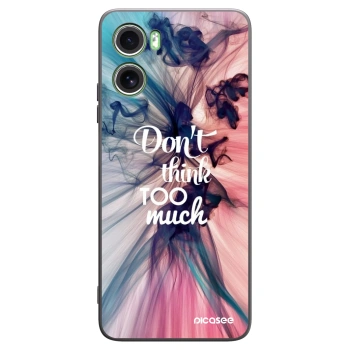 Picasee silikónový čierny obal pre Motorola Moto G06 - Nemysli toľko