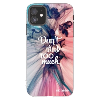 Picasee silikónový prehľadný obal pre Apple iPhone 11 - Nemysli toľko