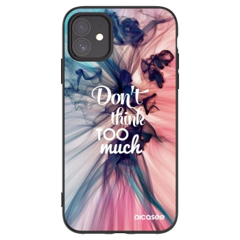 Picasee silikónový čierny obal pre Apple iPhone 11 - Nemysli toľko