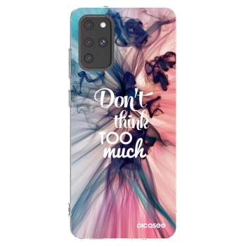 Picasee silikónový prehľadný obal pre Samsung Galaxy S20+ G985F - Nemysli toľko