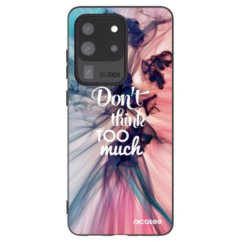 Picasee silikónový čierny obal pre Samsung Galaxy S20 Ultra 5G G988F - Nemysli toľko