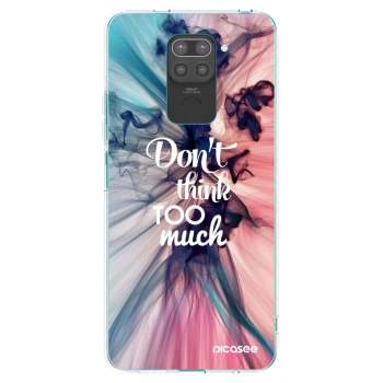 Picasee silikónový čierny obal pre Xiaomi Redmi Note 9 - Nemysli toľko