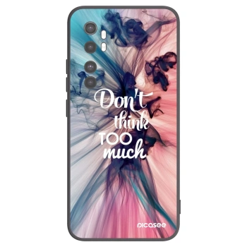 Picasee silikónový čierny obal pre Xiaomi Mi Note 10 Lite - Nemysli toľko