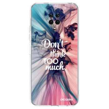 Picasee silikónový prehľadný obal pre Xiaomi Redmi Note 9S - Nemysli toľko