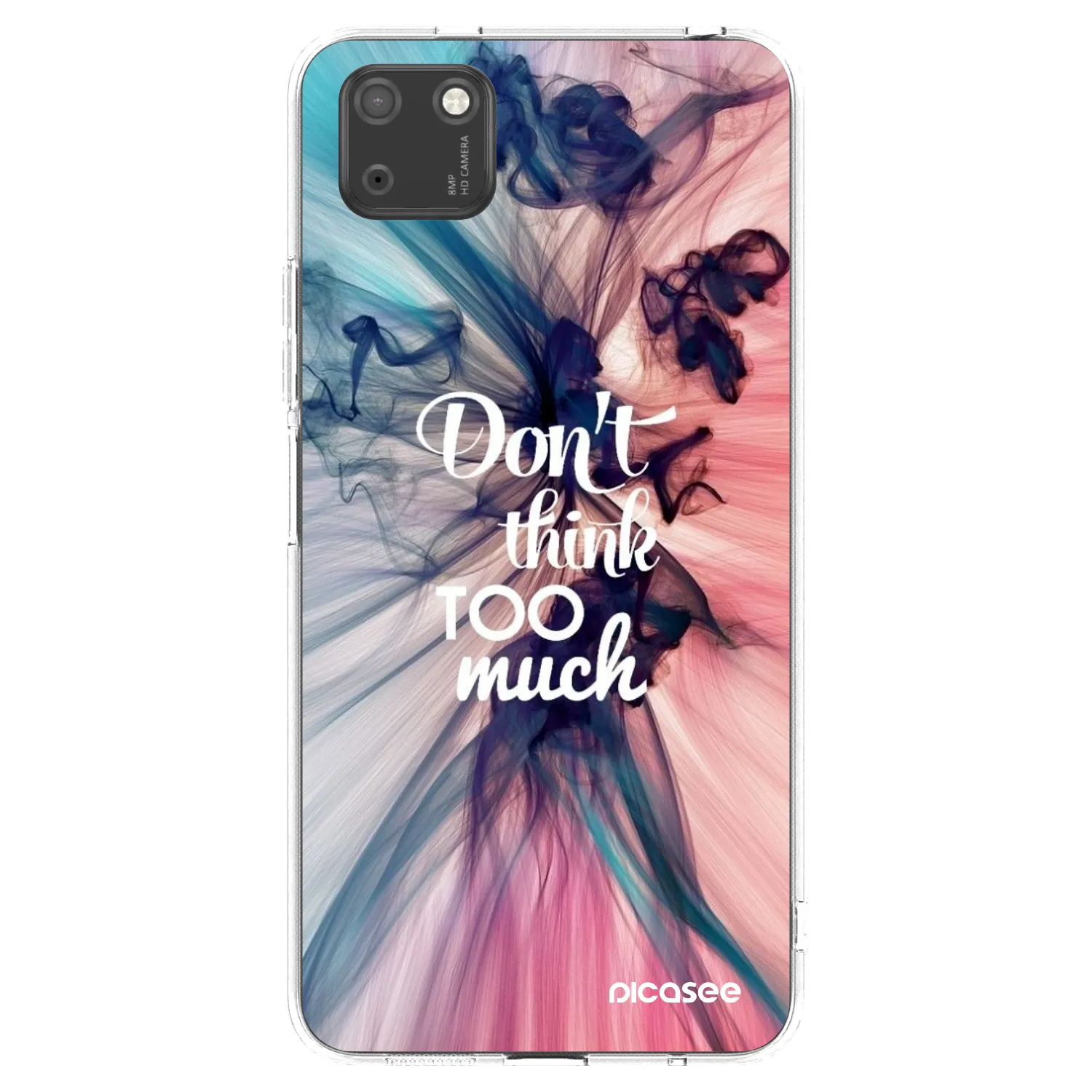 Picasee silikónový prehľadný obal pre Huawei Y5P - Nemysli toľko