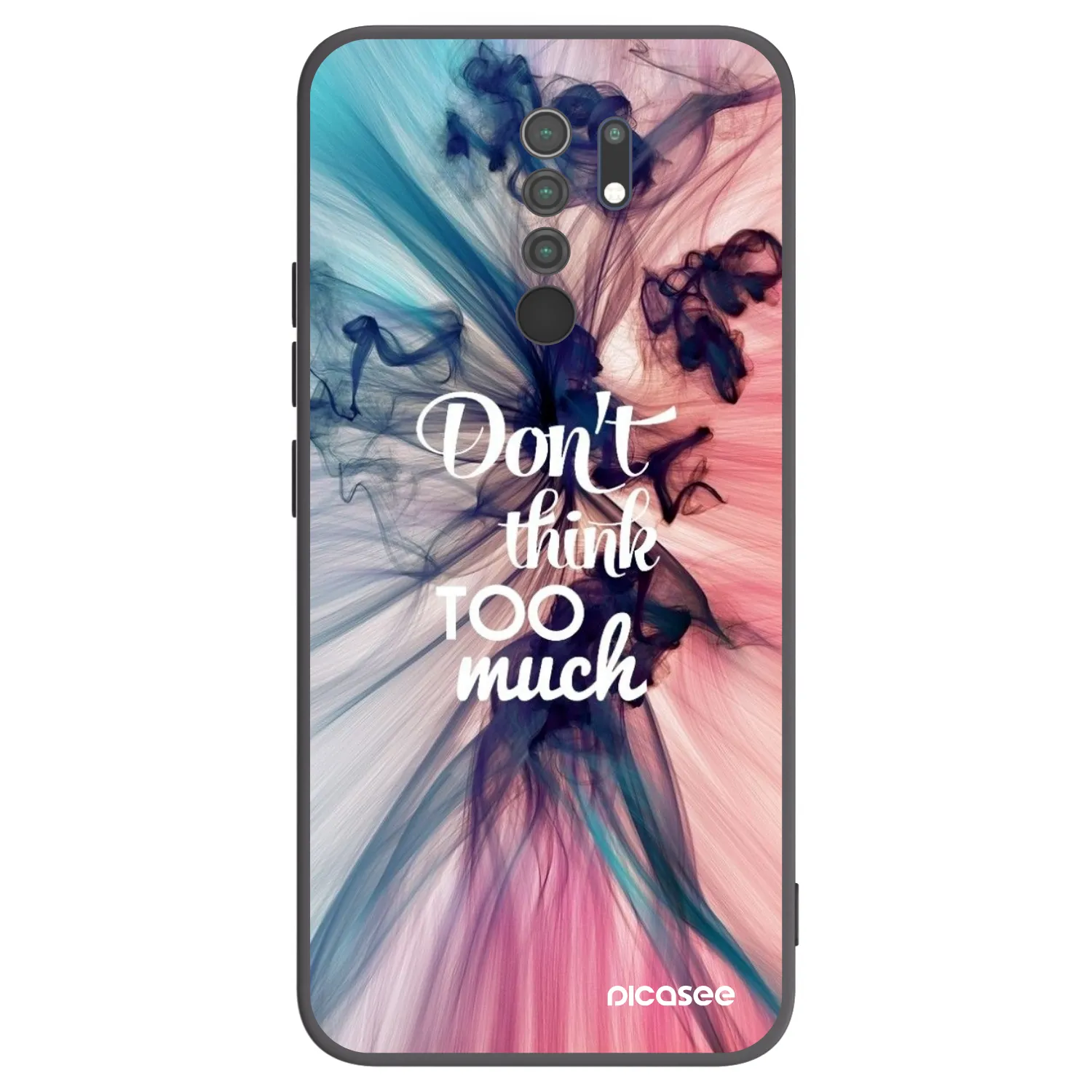Picasee silikónový čierny obal pre Xiaomi Redmi 9 - Nemysli toľko