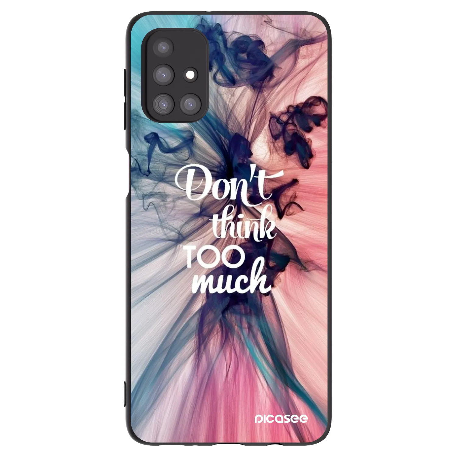 Picasee silikónový čierny obal pre Samsung Galaxy M31s - Nemysli toľko