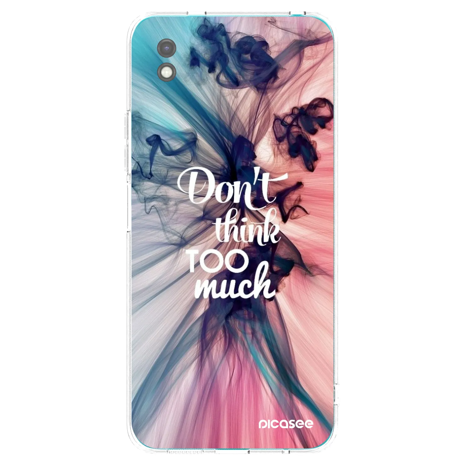 Picasee silikónový čierny obal pre Xiaomi Redmi 9A - Nemysli toľko