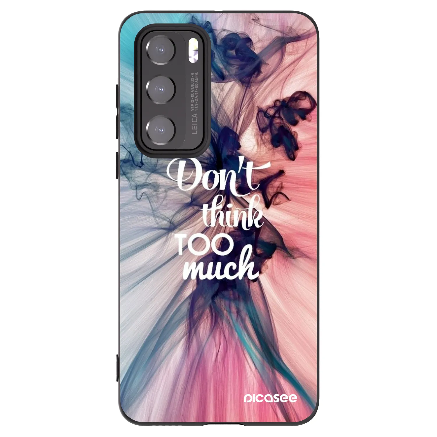 Picasee silikónový čierny obal pre Huawei P40 - Nemysli toľko