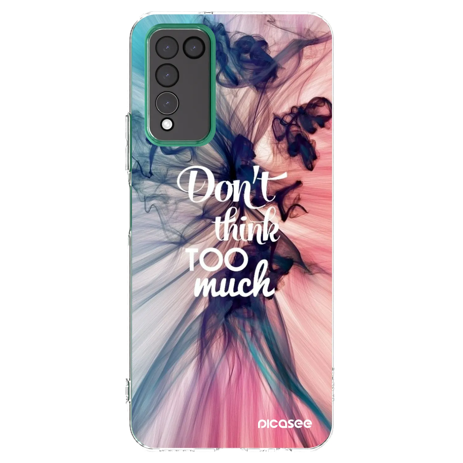 Picasee silikónový prehľadný obal pre Honor 10X Lite - Nemysli toľko