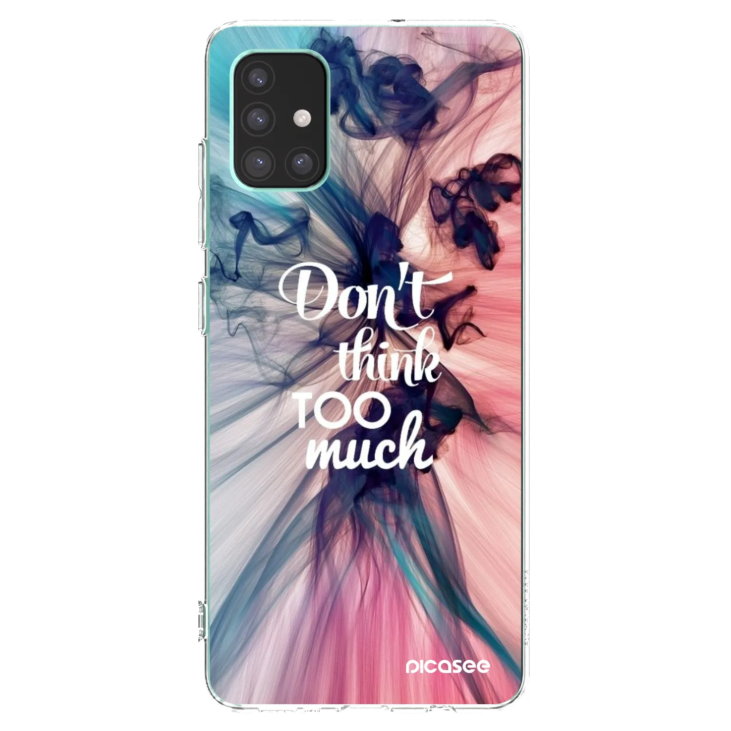 Picasee silikónový prehľadný obal pre Samsung Galaxy M51 M515F - Nemysli toľko