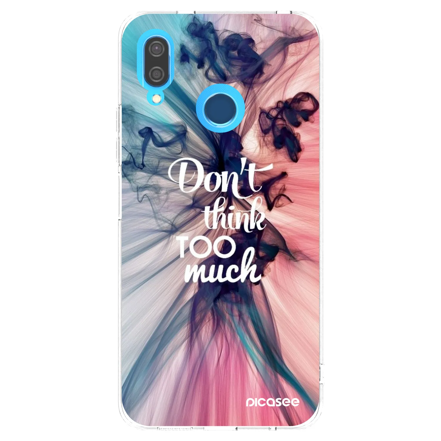 Picasee silikónový prehľadný obal pre Huawei P20 Lite - Nemysli toľko