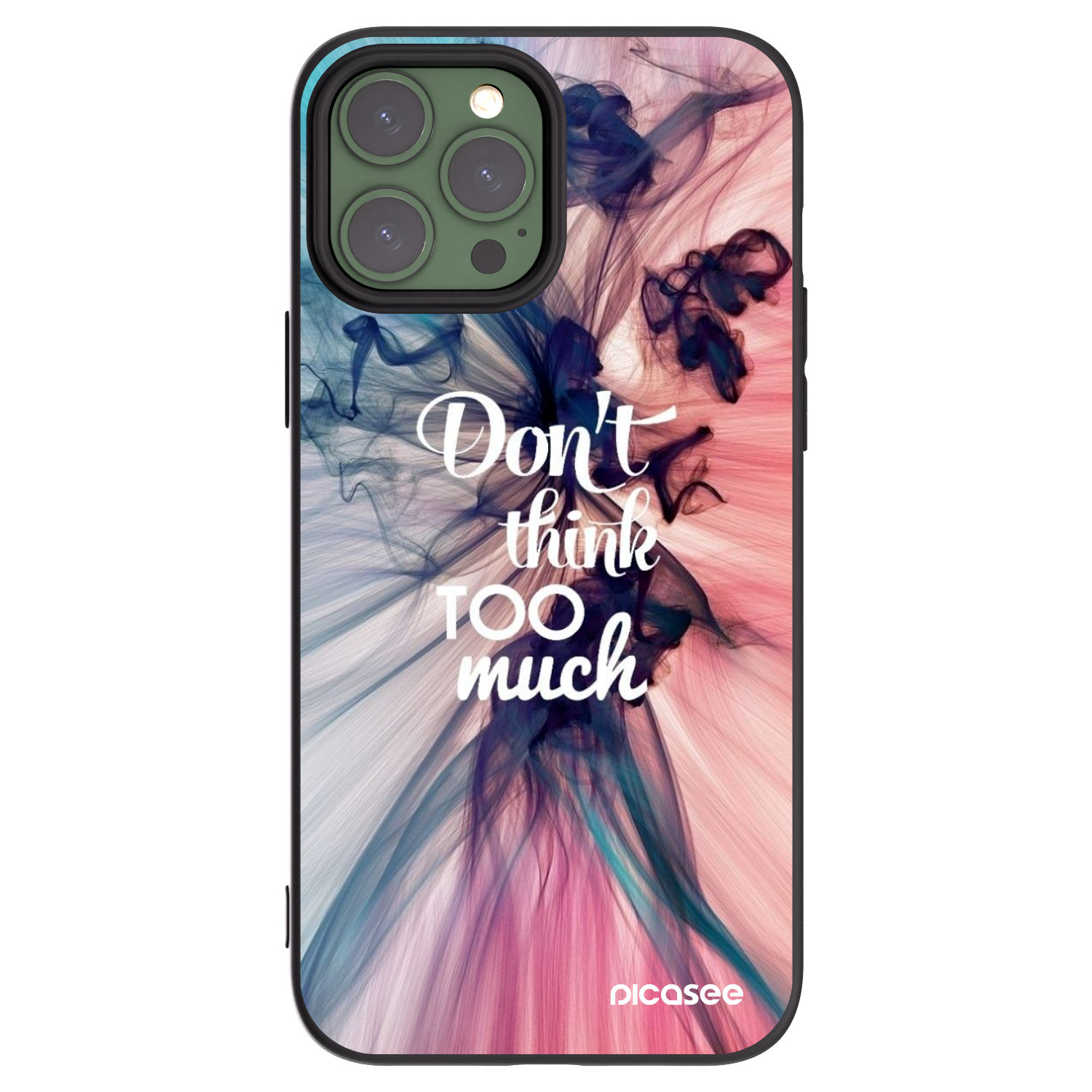 Silikónový čierny obal pre Apple iPhone 13 Pro Max - Nemysli toľko
