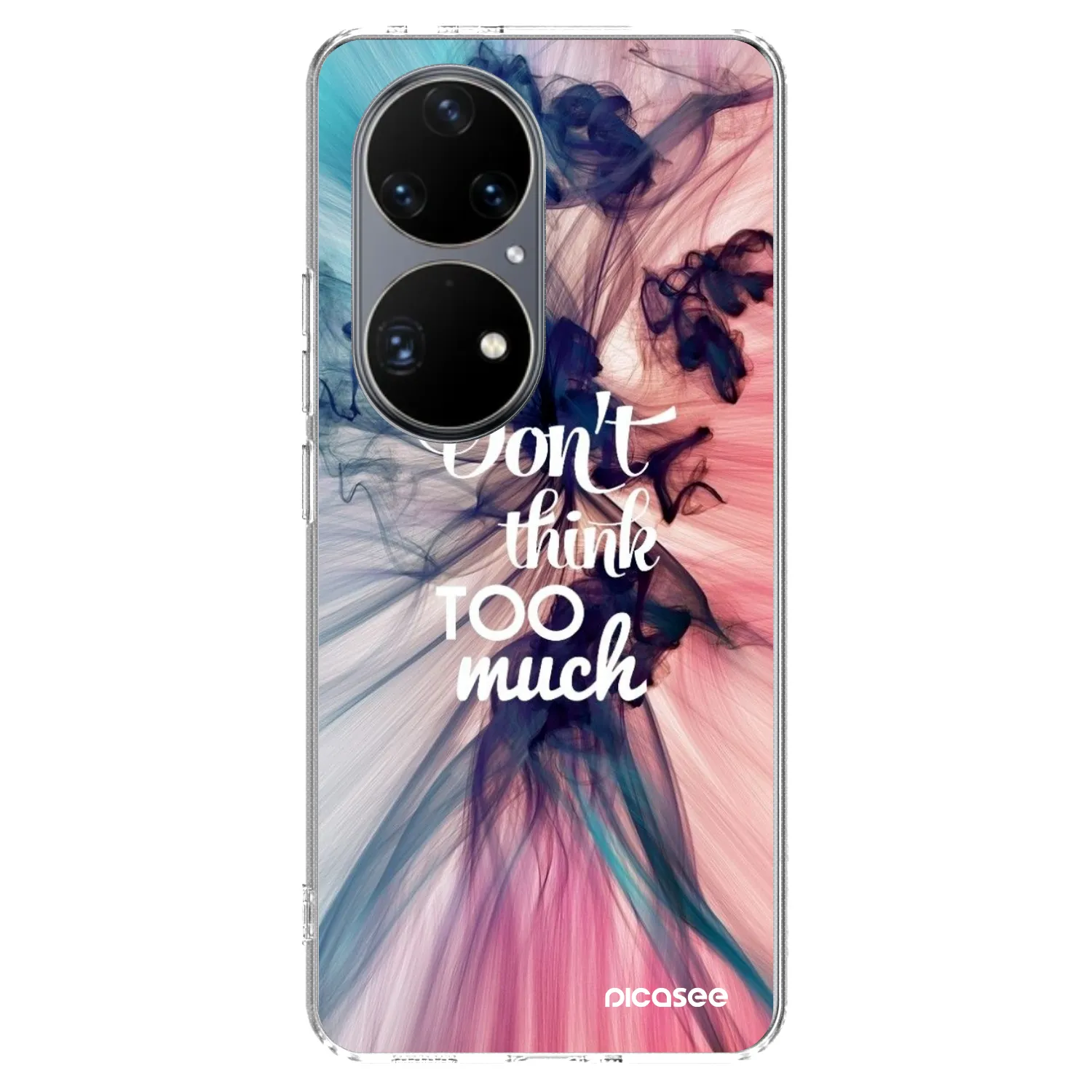 Picasee silikónový prehľadný obal pre Huawei P50 - Nemysli toľko