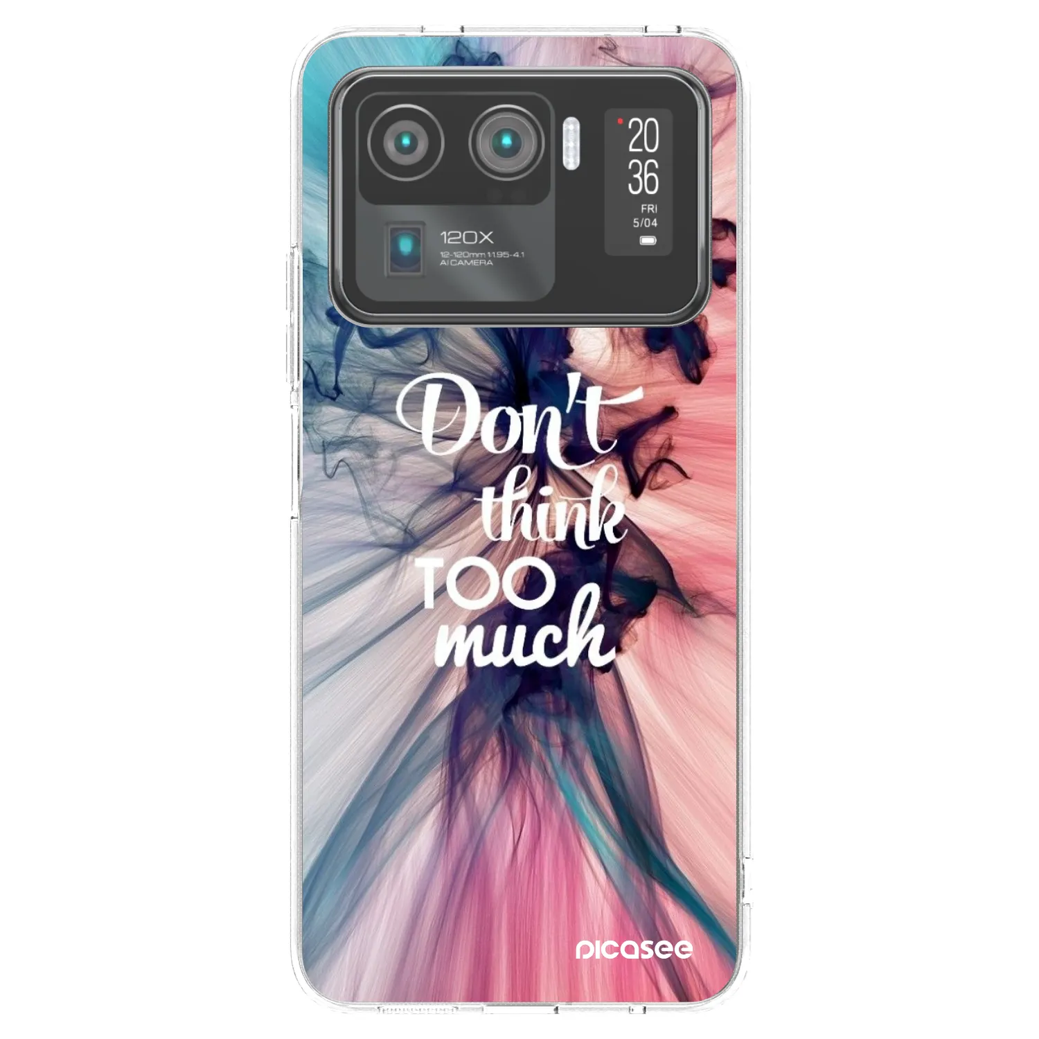 Picasee silikónový prehľadný obal pre Xiaomi Mi 11 Ultra - Nemysli toľko