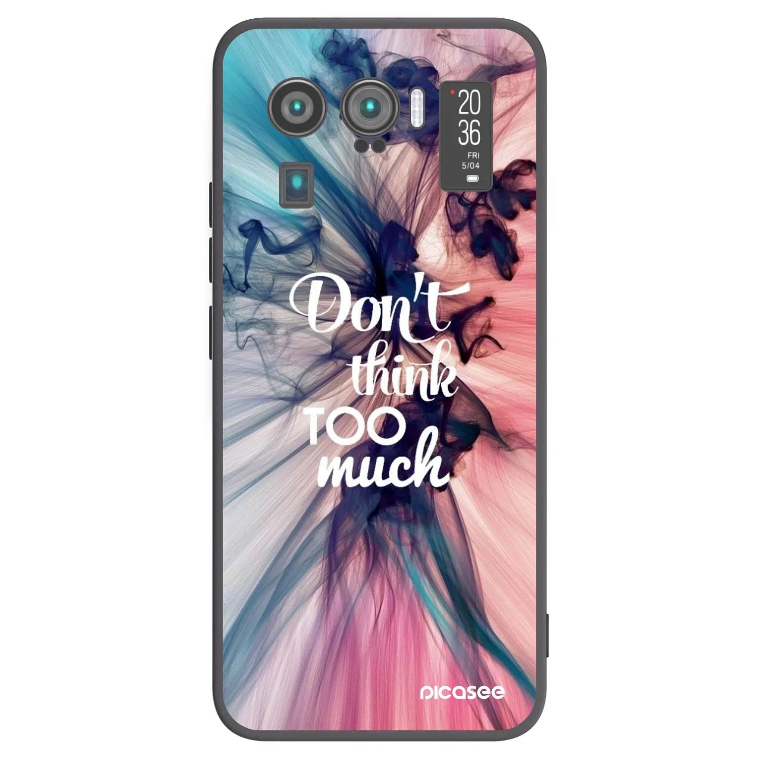Picasee silikónový čierny obal pre Xiaomi Mi 11 Ultra - Nemysli toľko