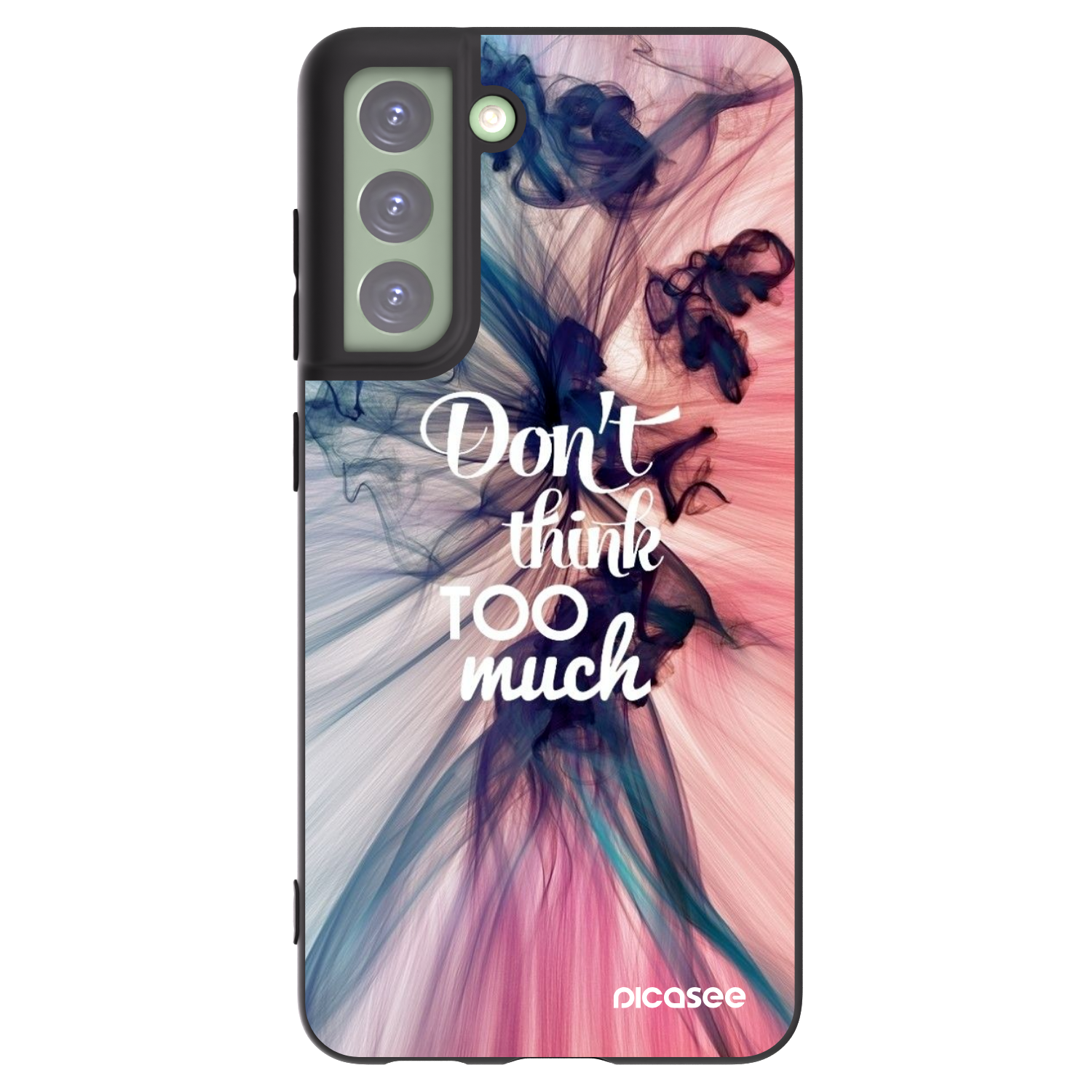 Picasee silikónový čierny obal pre Samsung Galaxy S21 FE 5G - Nemysli toľko