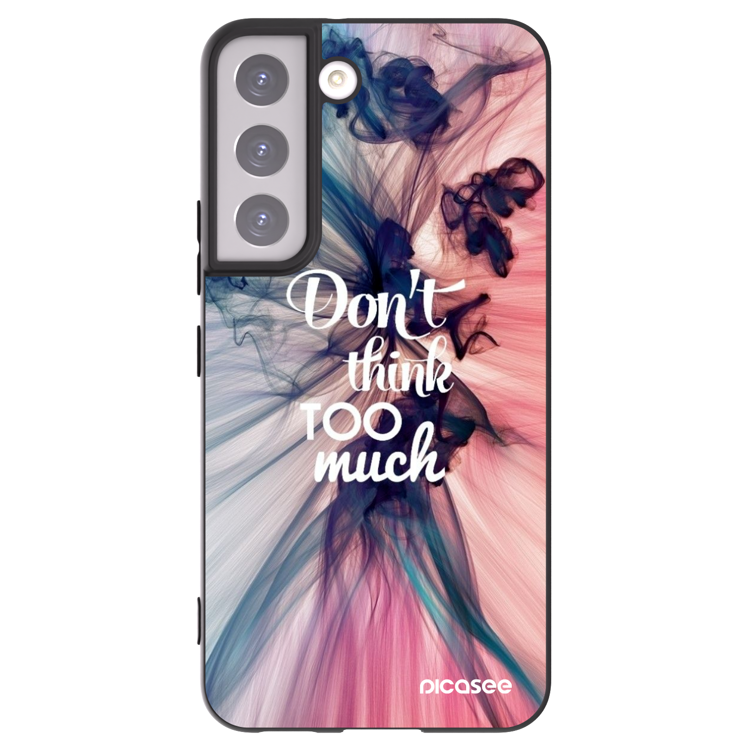 Silikónový čierny obal pre Samsung Galaxy S22 5G - Nemysli toľko