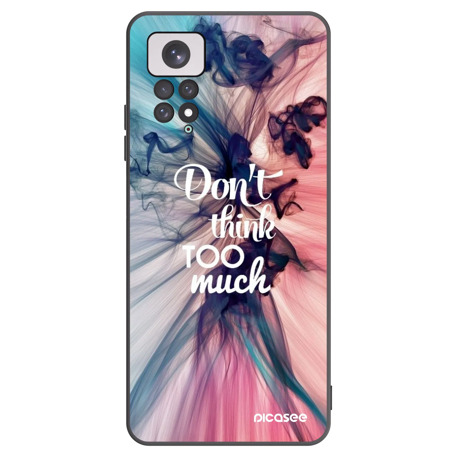 Picasee silikónový čierny obal pre Xiaomi Redmi Note 11 - Nemysli toľko