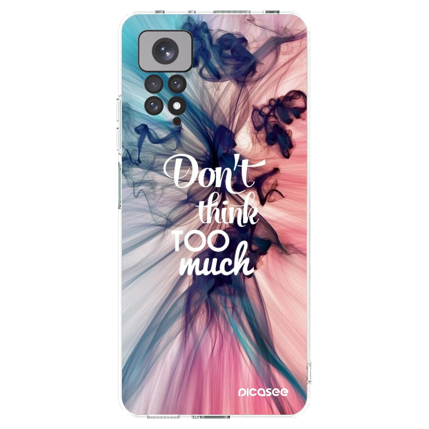 Picasee silikónový prehľadný obal pre Xiaomi Redmi Note 11S 4G - Nemysli toľko