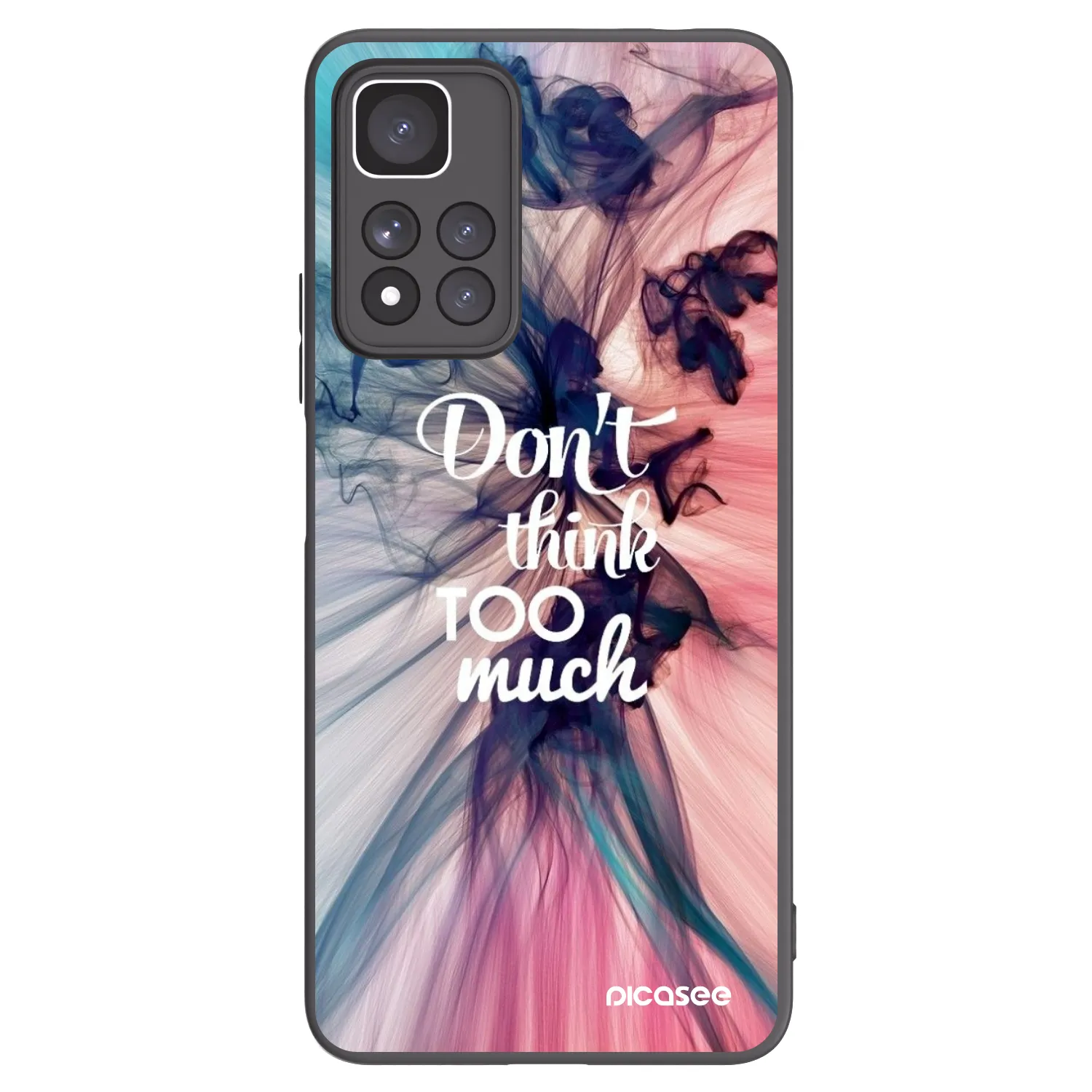 Picasee silikónový čierny obal pre Xiaomi Redmi Note 11 Pro+ 5G - Nemysli toľko