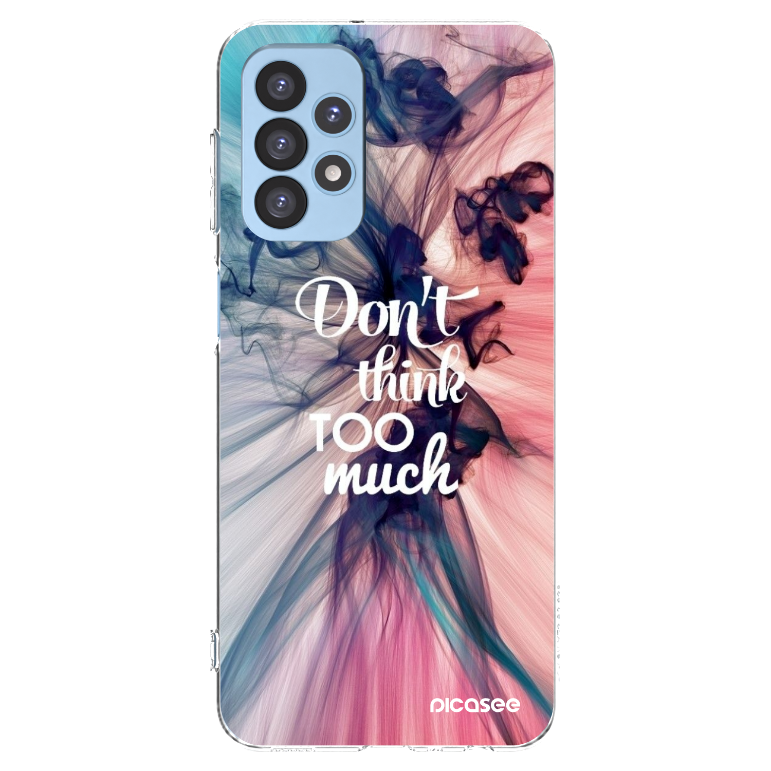 Picasee silikónový prehľadný obal pre Samsung Galaxy A23 A235F 4G - Nemysli toľko
