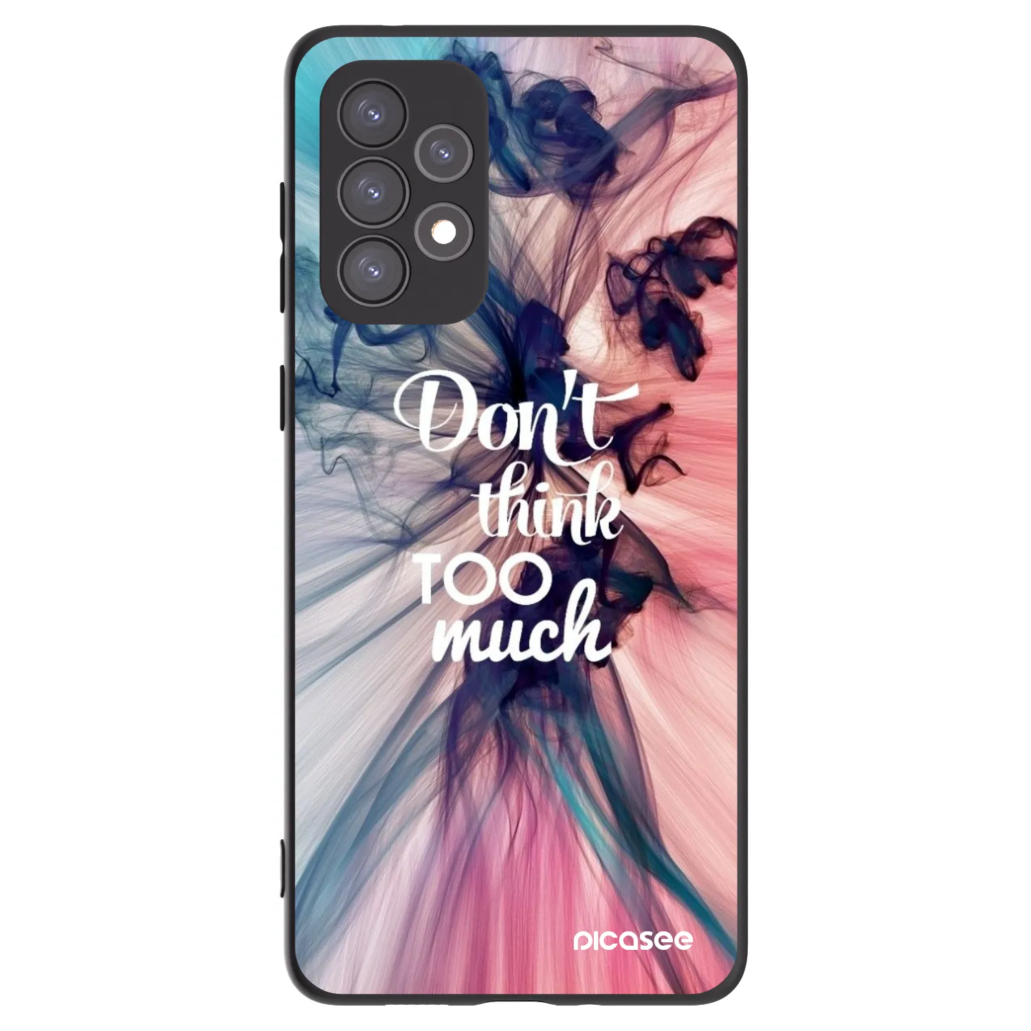 Picasee silikónový čierny obal pre Samsung Galaxy A73 5G - Nemysli toľko