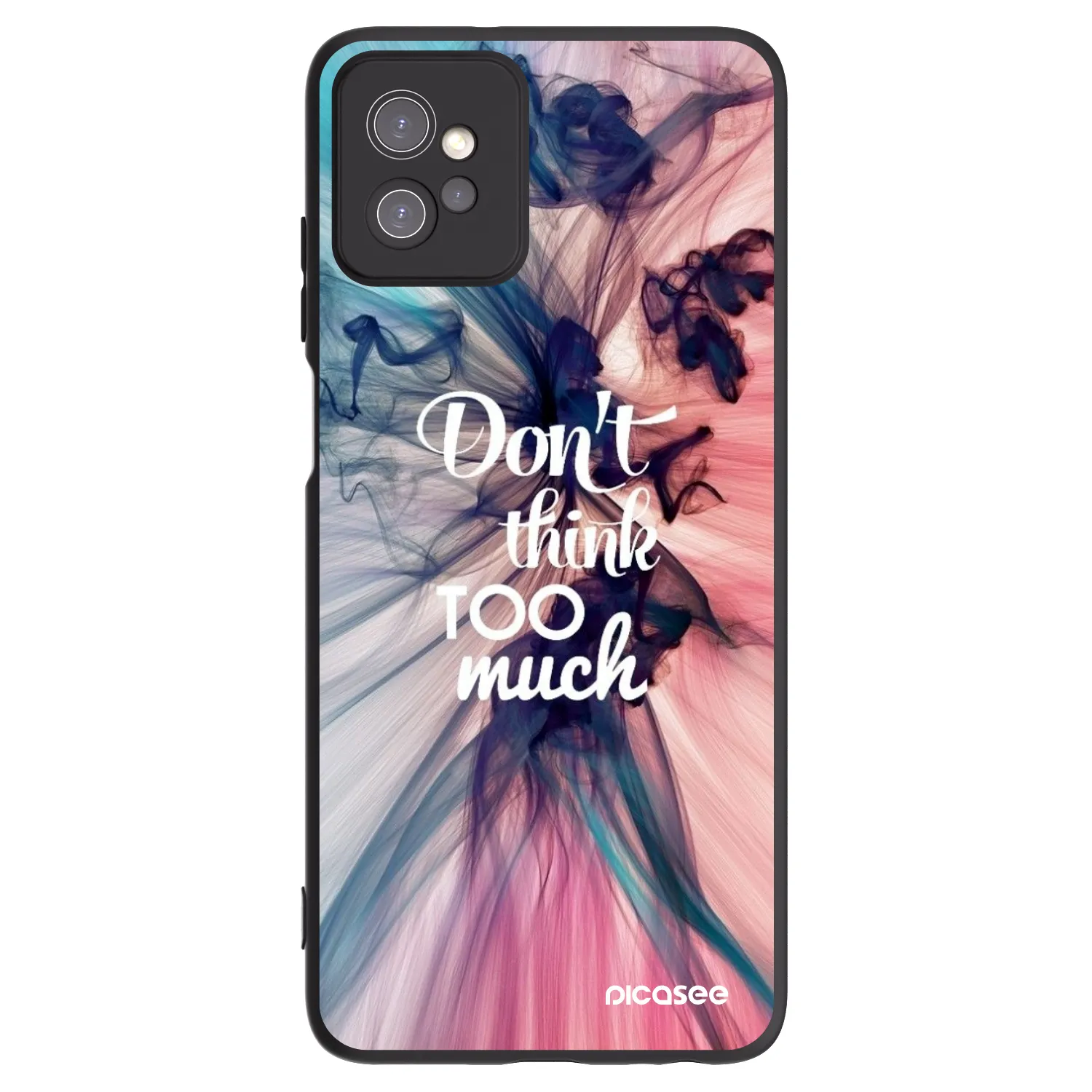 Picasee silikónový čierny obal pre Motorola Moto G32 - Nemysli toľko