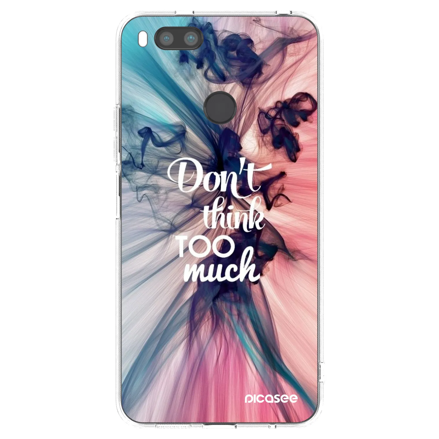 Picasee silikónový prehľadný obal pre Xiaomi Redmi A1 - Nemysli toľko