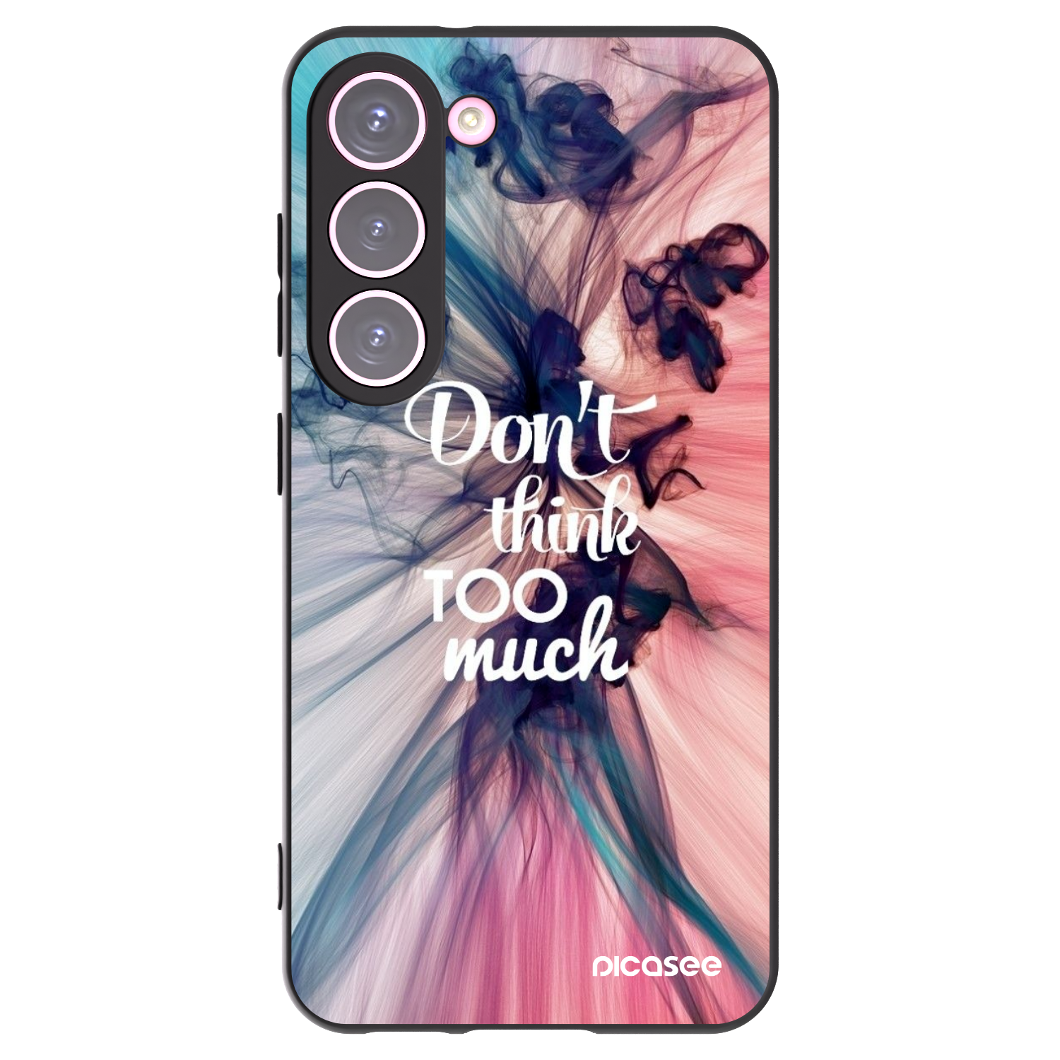 Silikónový čierny obal pre Samsung Galaxy S23 5G - Nemysli toľko