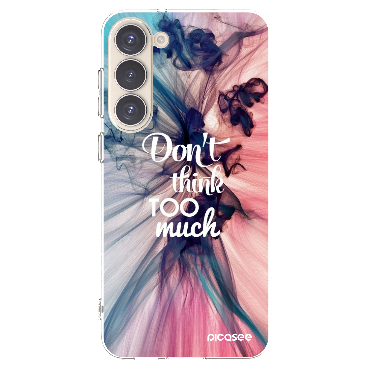Picasee silikónový prehľadný obal pre Samsung Galaxy S23+ 5G - Nemysli toľko