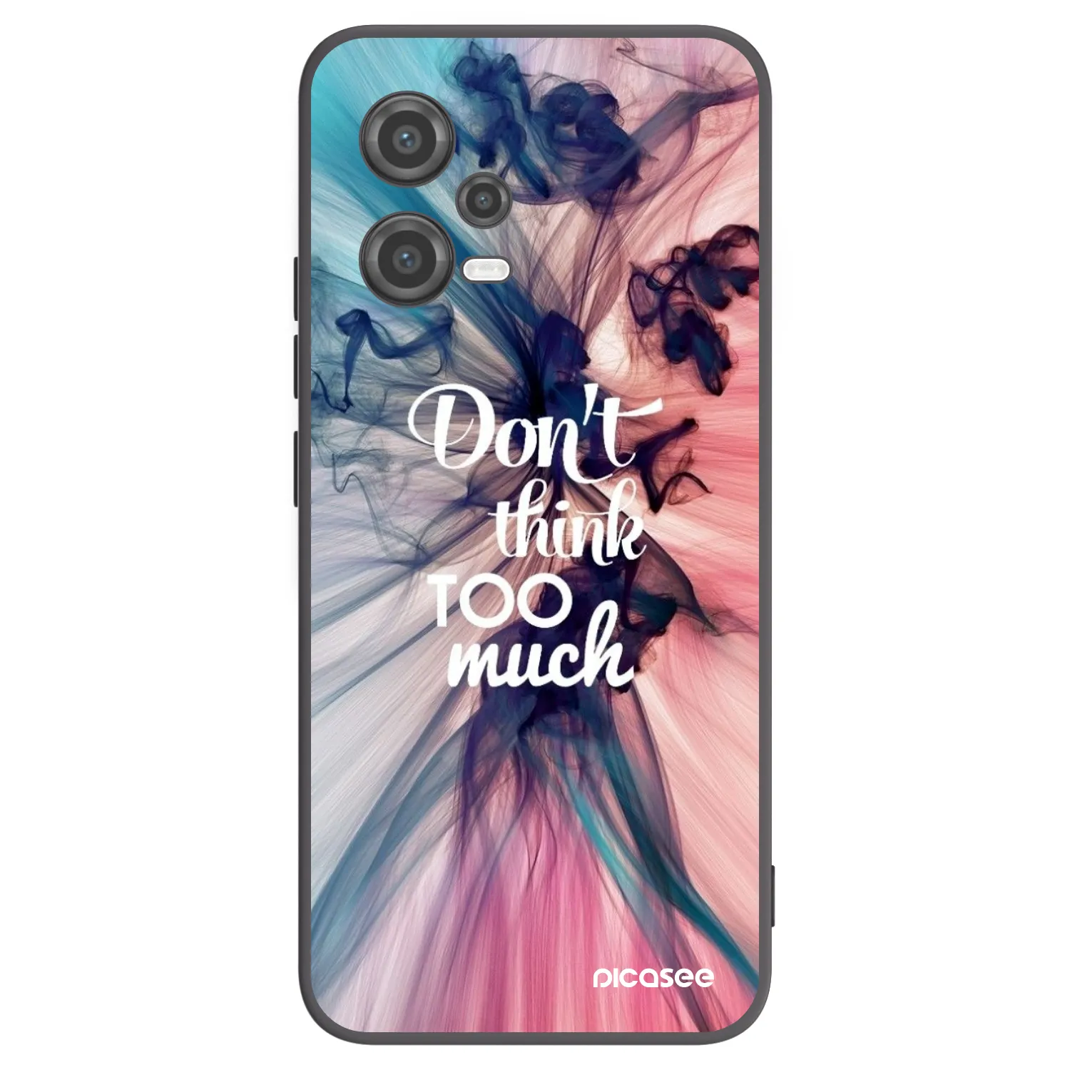 Picasee silikónový čierny obal pre Xiaomi Poco X5 - Nemysli toľko