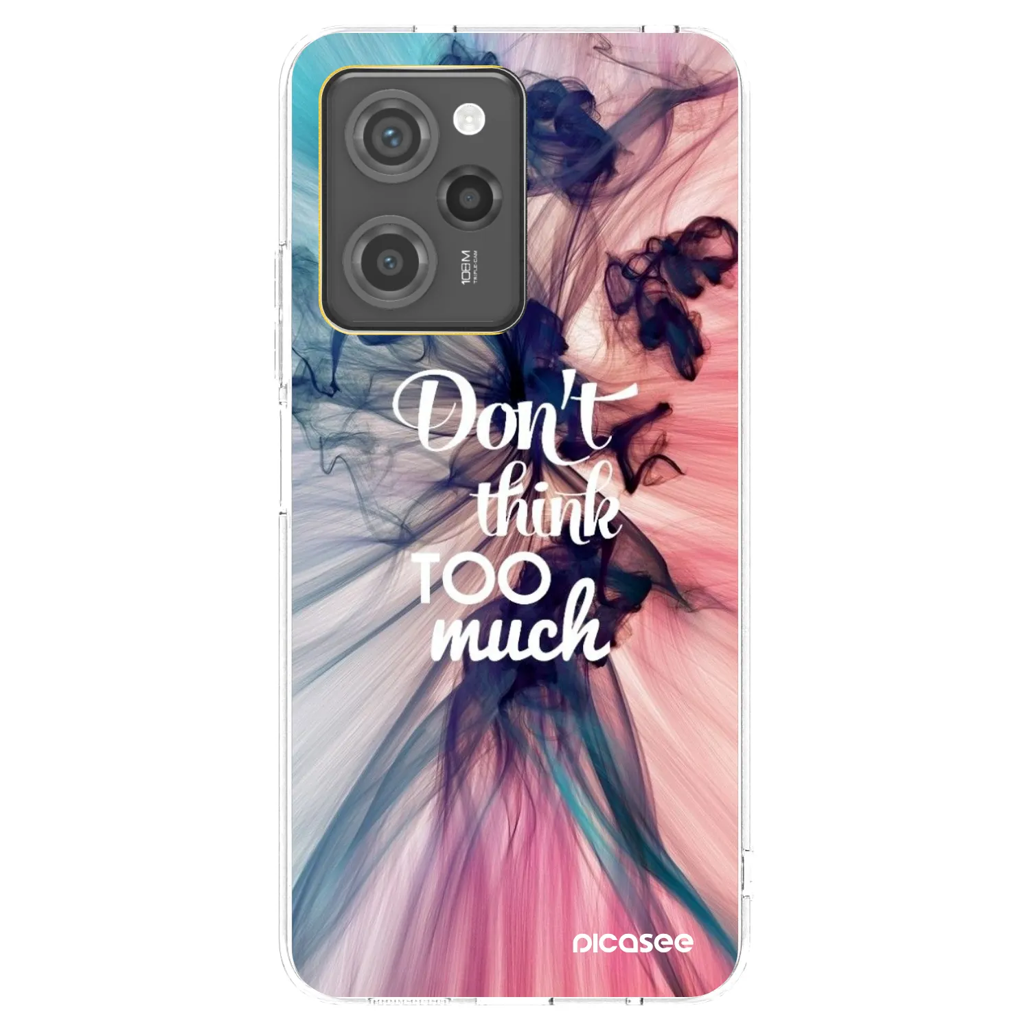 Picasee silikónový prehľadný obal pre Xiaomi Poco X5 Pro - Nemysli toľko