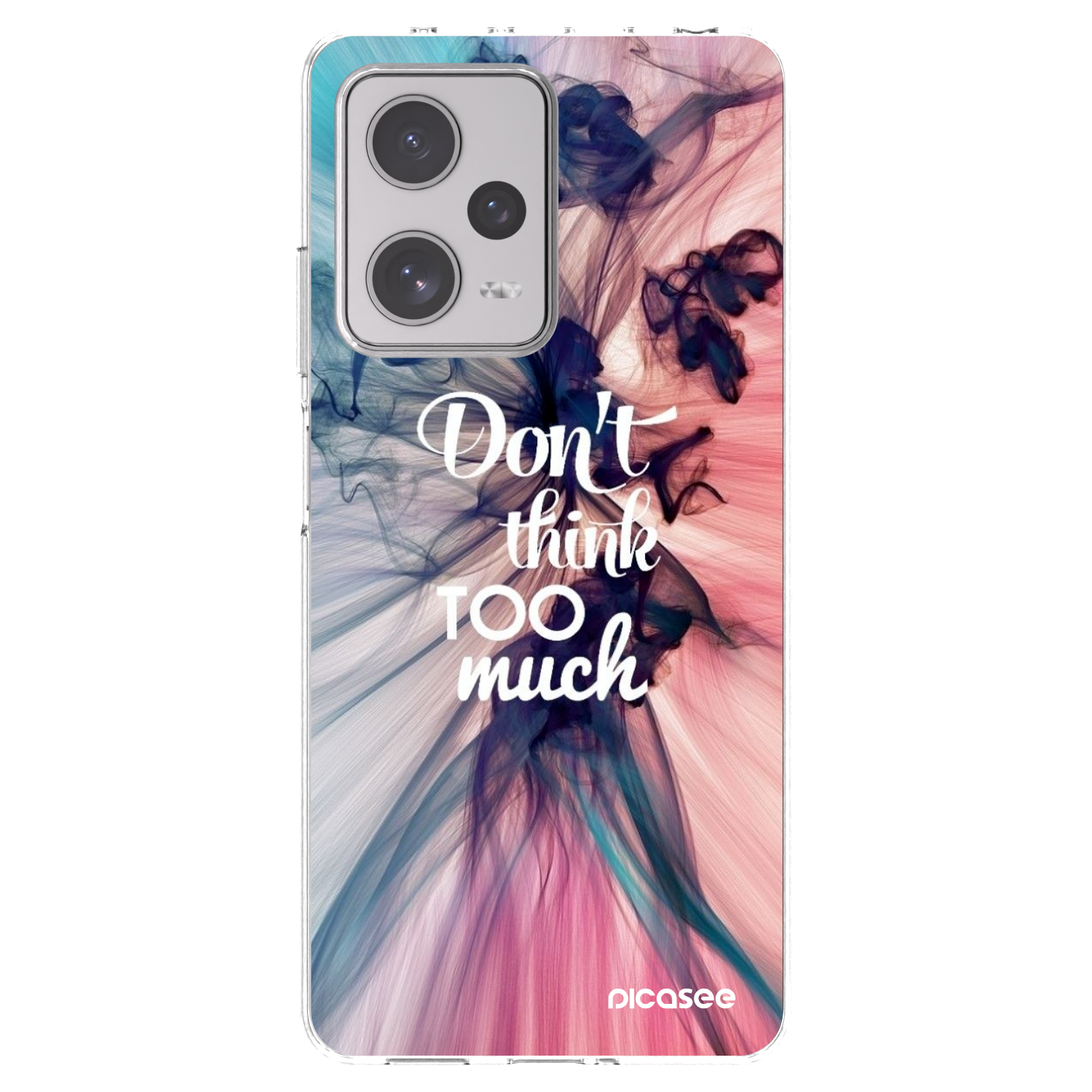 Picasee silikónový prehľadný obal pre Xiaomi Redmi Note 12 Pro+ 5G - Nemysli toľko
