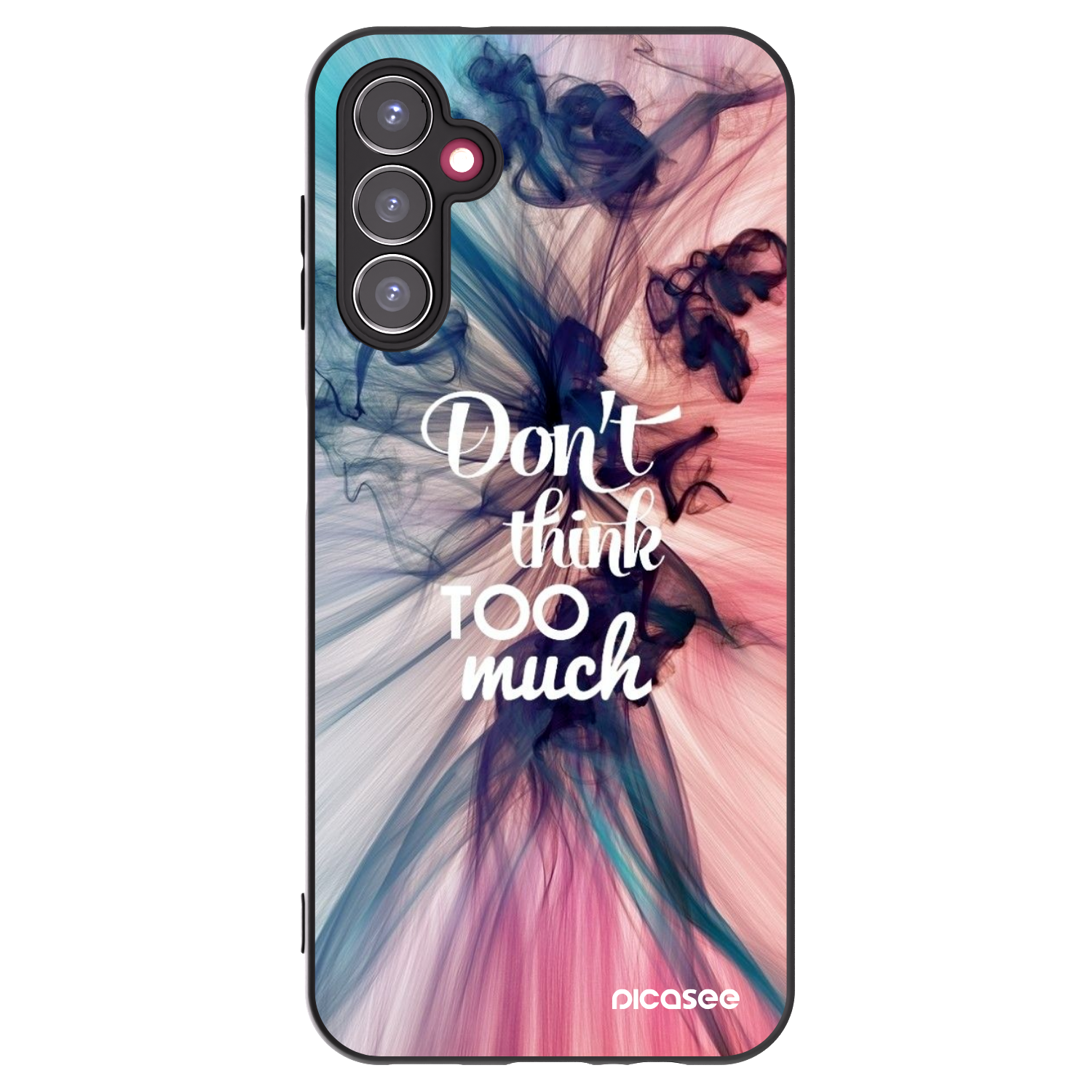 Picasee silikónový čierny obal pre Samsung Galaxy A14 5G A146P - Nemysli toľko