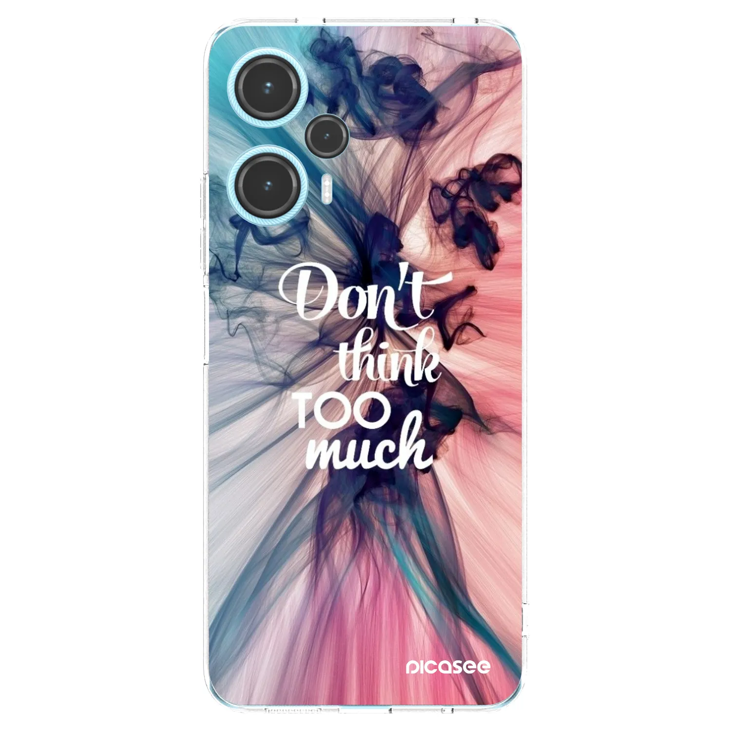 Picasee silikónový prehľadný obal pre Xiaomi Poco F5 - Nemysli toľko