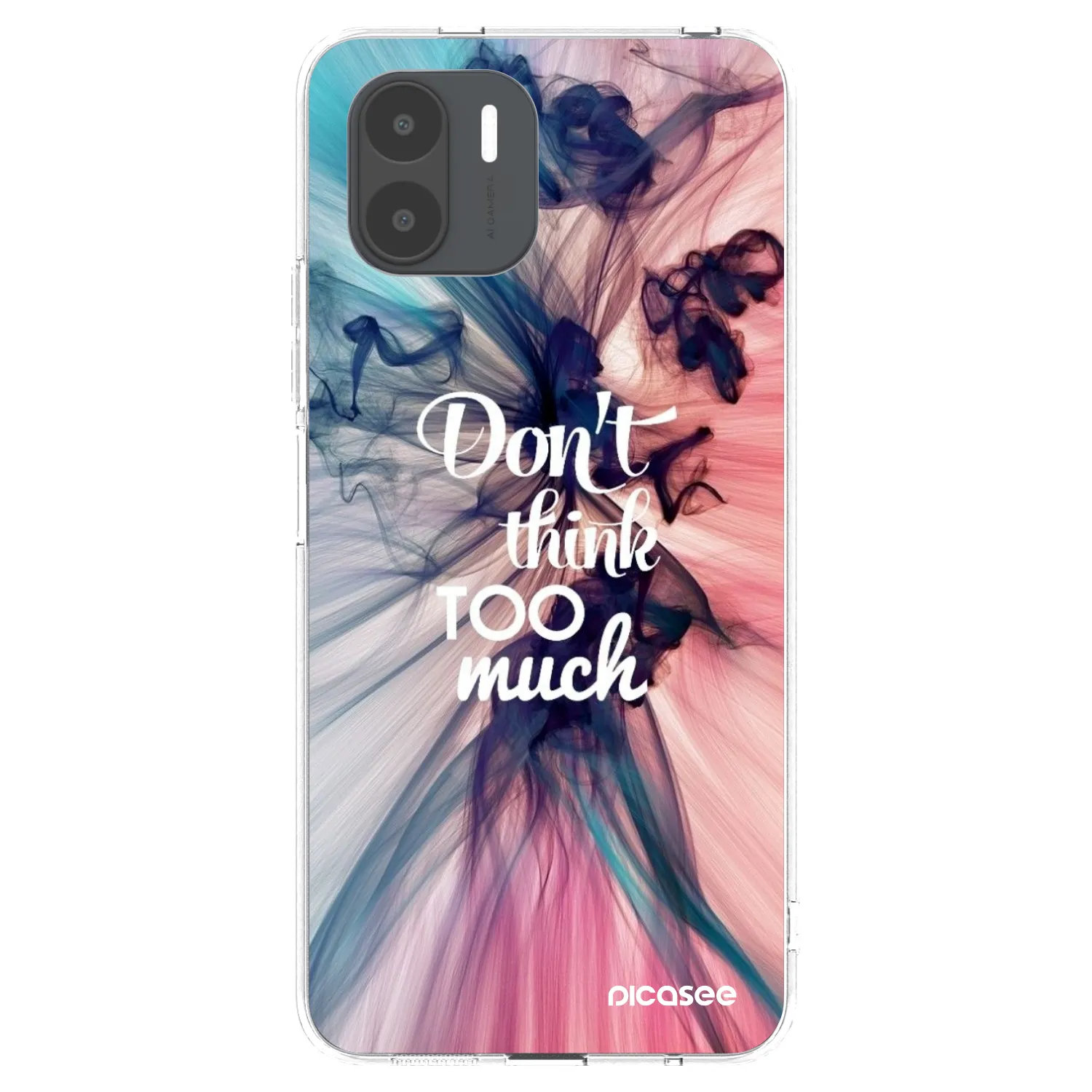 Picasee silikónový prehľadný obal pre Xiaomi Redmi A2 - Nemysli toľko