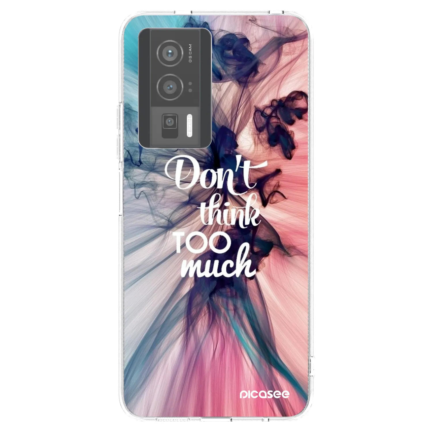 Picasee silikónový prehľadný obal pre Xiaomi Poco F5 Pro 5G - Nemysli toľko