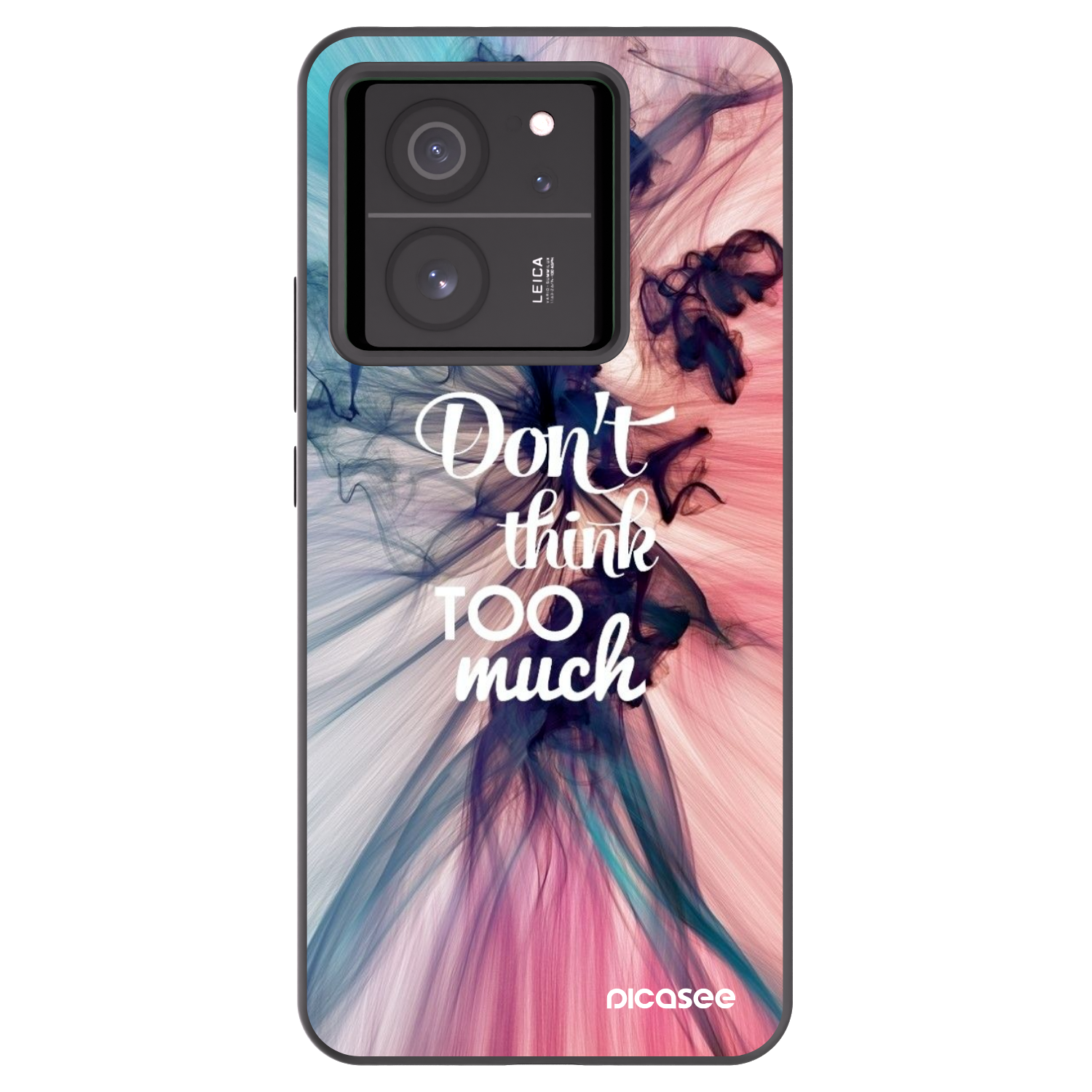 Picasee silikónový čierny obal pre Xiaomi 13T - Nemysli toľko