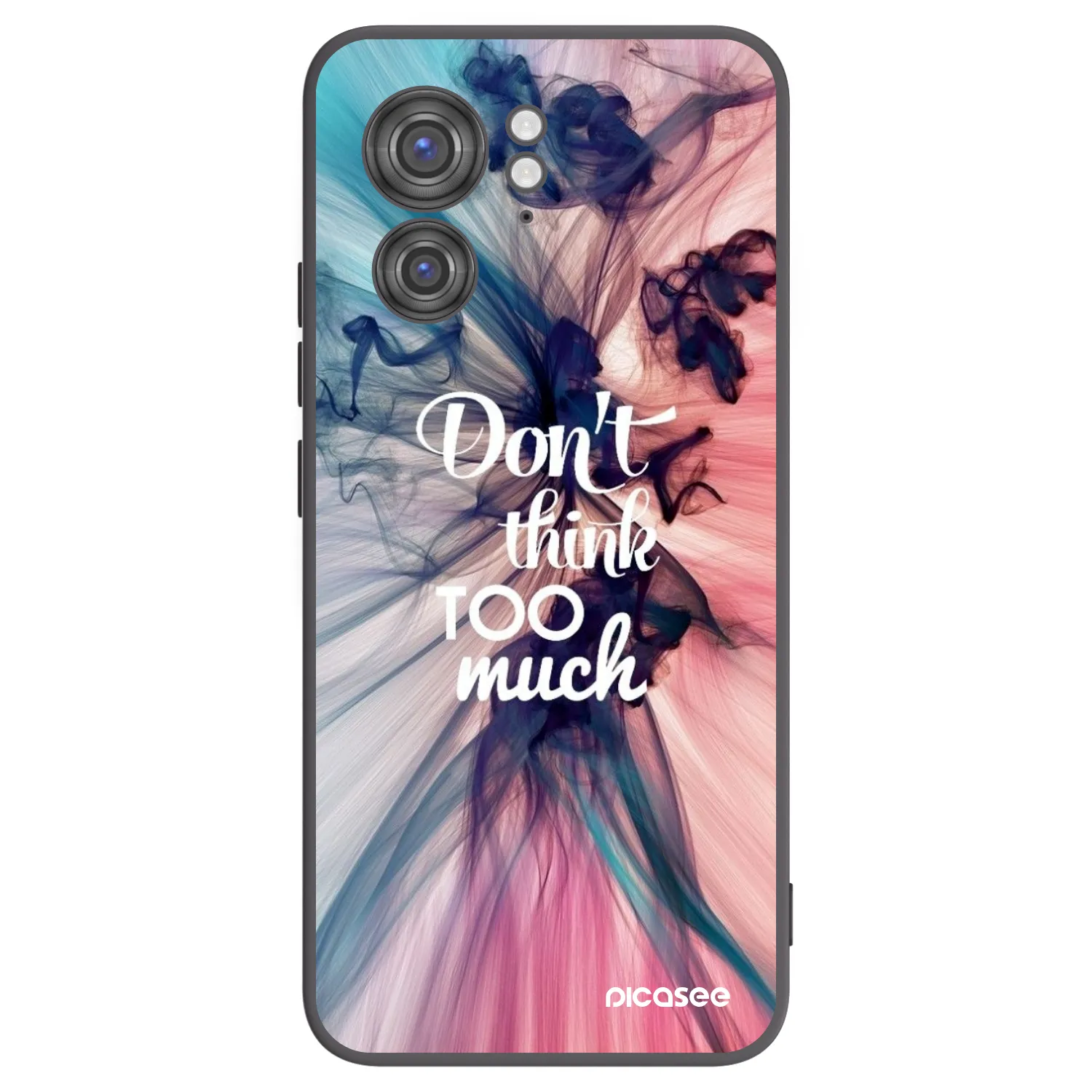 Picasee silikónový čierny obal pre Motorola Edge 40 - Nemysli toľko