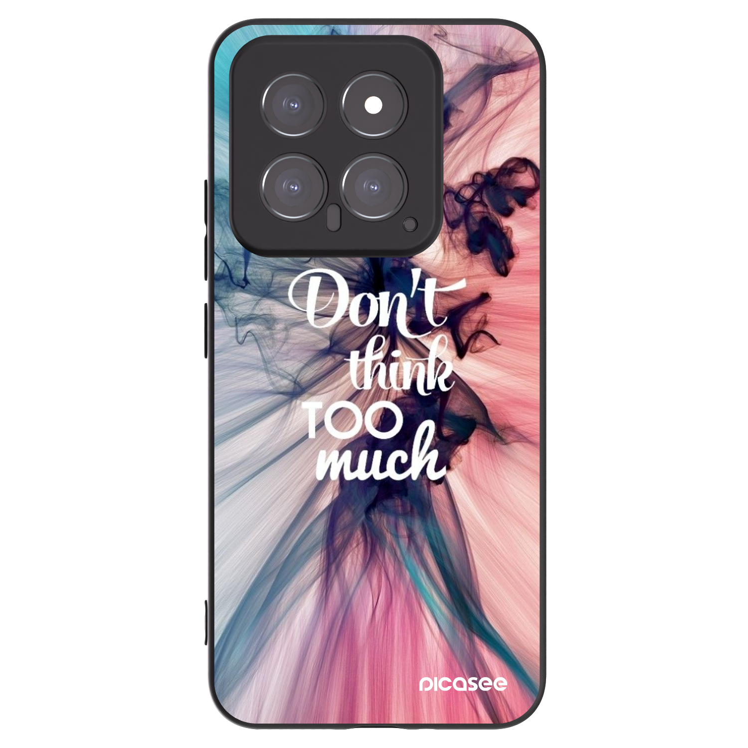 Picasee silikónový čierny obal pre Xiaomi 14 - Nemysli toľko