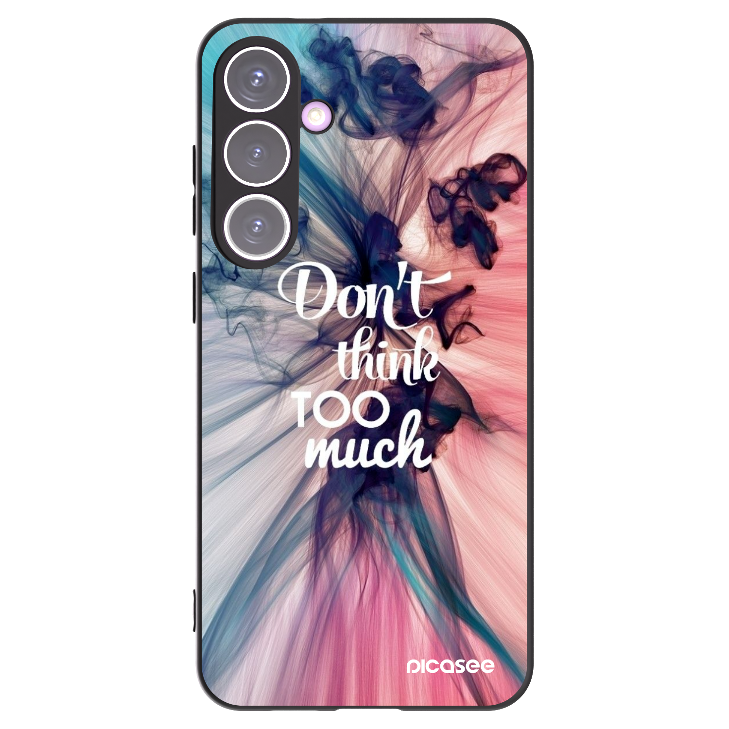 Picasee silikónový čierny obal pre Samsung Galaxy S24+ S926B 5G - Nemysli toľko